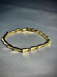 prizma model gold bileklik