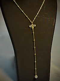 arılı y çelik kolye