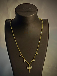 Melek model Çelik kolye